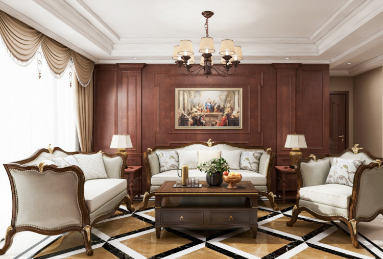 原木墙板/背景墙